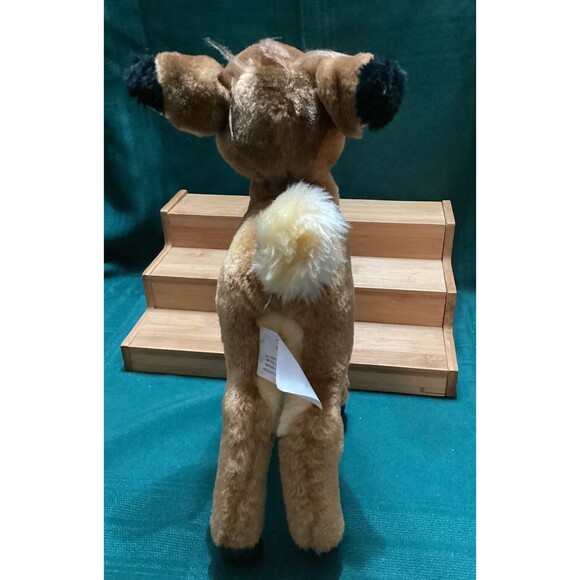 Vintage Disney BAMBI Standing Fawn Deer Promotional Plush Toy 12" Wire In Legs - Picture 5 of 14